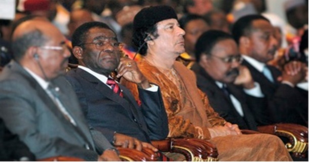 Guinée-Equatoriale: Obiang Nguema. « Nous regrettons la disparition du colonel Mouammar Kadhafi » basse besogne du nain hongrois de Nagy bocsa sarkozy